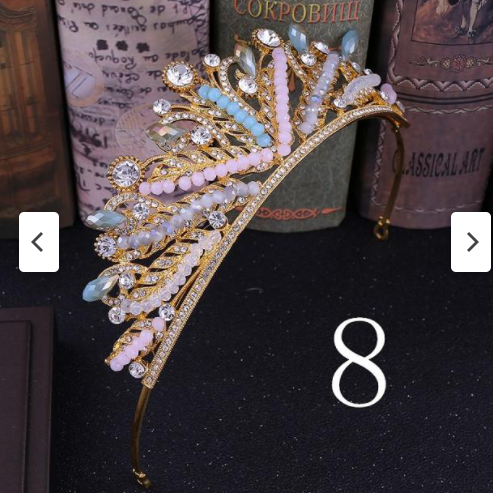 Silver Or Gold Chrystal & Pearls Ballet Tiara - Various Options!