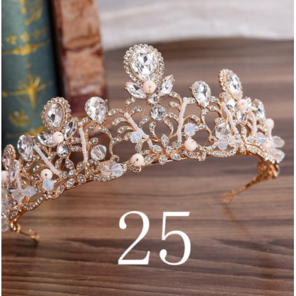 Silver Or Gold Chrystal & Pearls Ballet Tiara - Various Options!