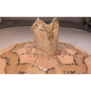 Sparklyn Candy Cream Pancake Tutu Collection (Yellow, peach, or Rose Colors)