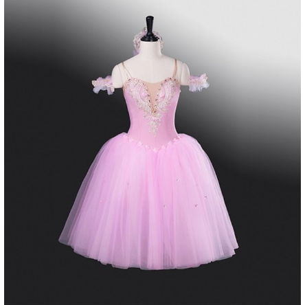 Romantic Pink or Lavender Ballet Dress - Customized - Choose Color