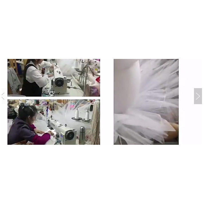 White Flowers Design Garden Pancake Tutu