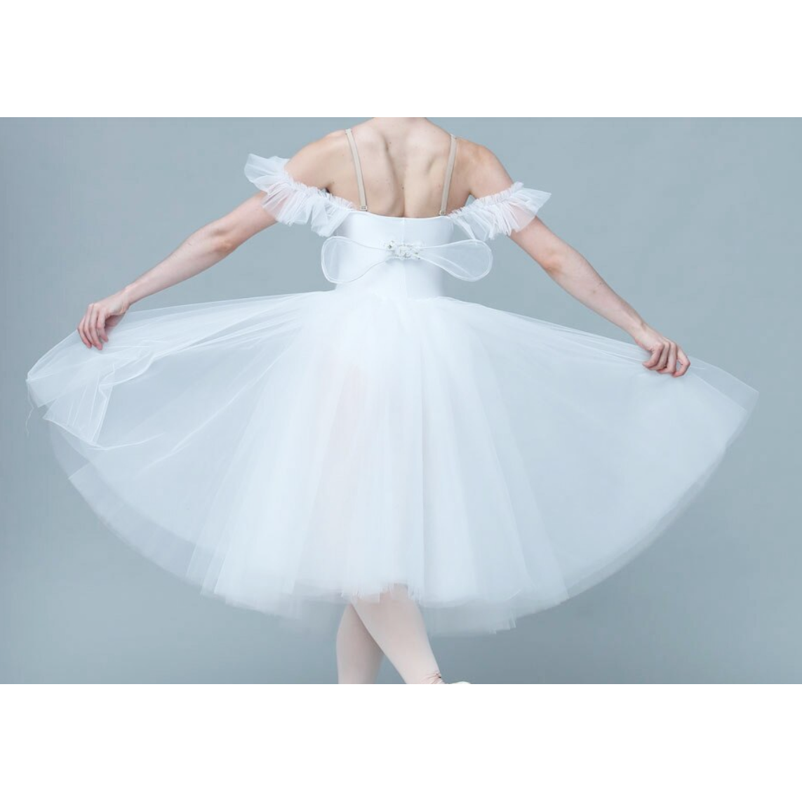 Les Sylphide White Wings Romantic Tutu Dress