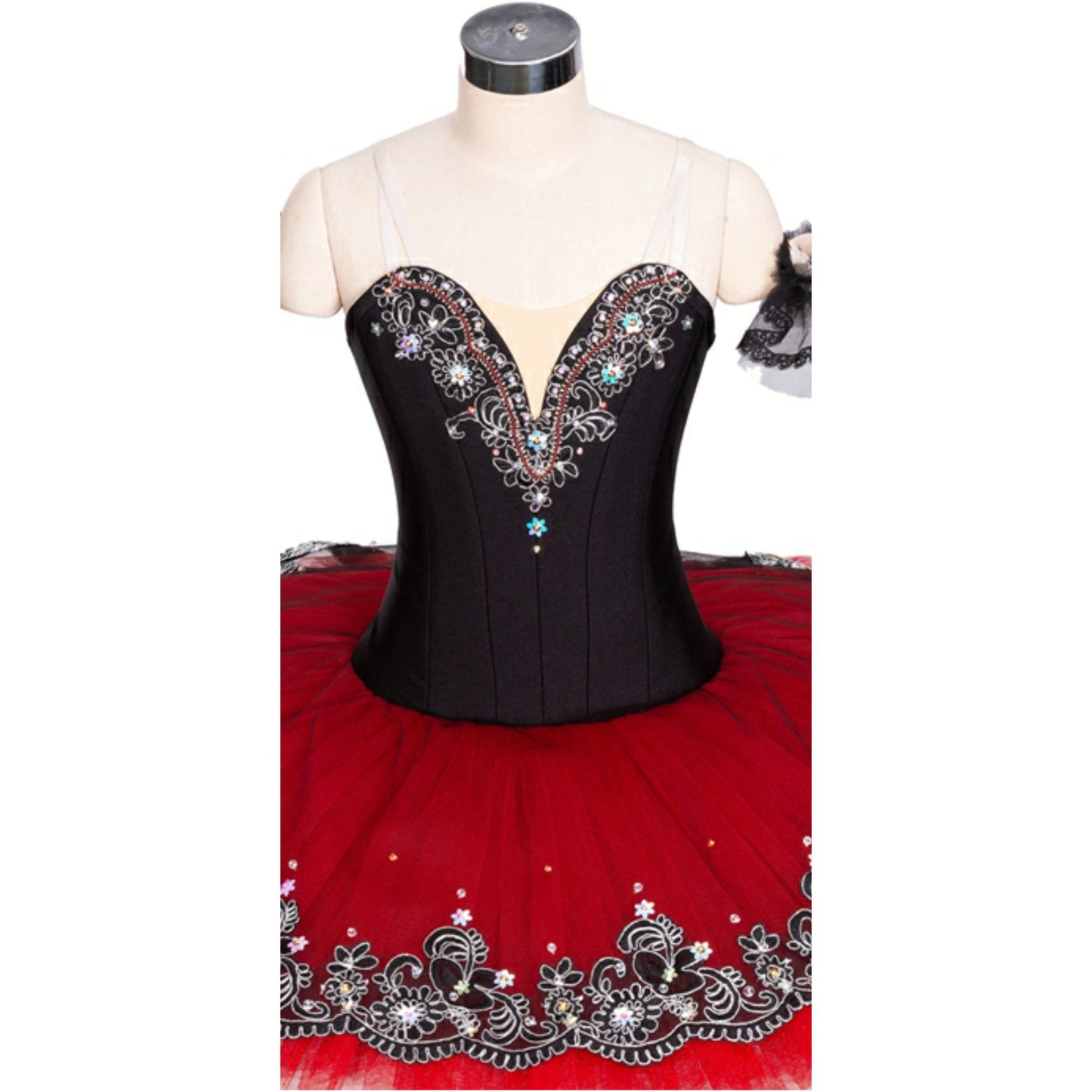 Red Madalena Competition Pancake Tutu