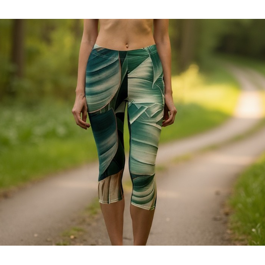 Bahama Nights Nature Capri Leggings