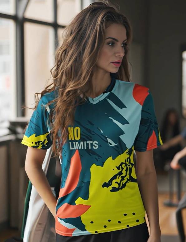 No Limits Recycled Unisex Sports Jersey