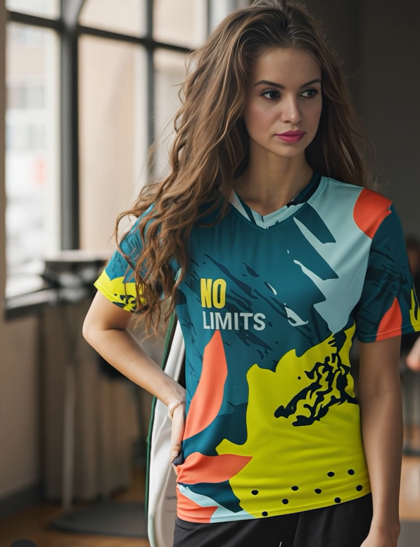 No Limits Recycled Unisex Sports Jersey
