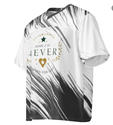 4 EVER Boxy Football Jersey