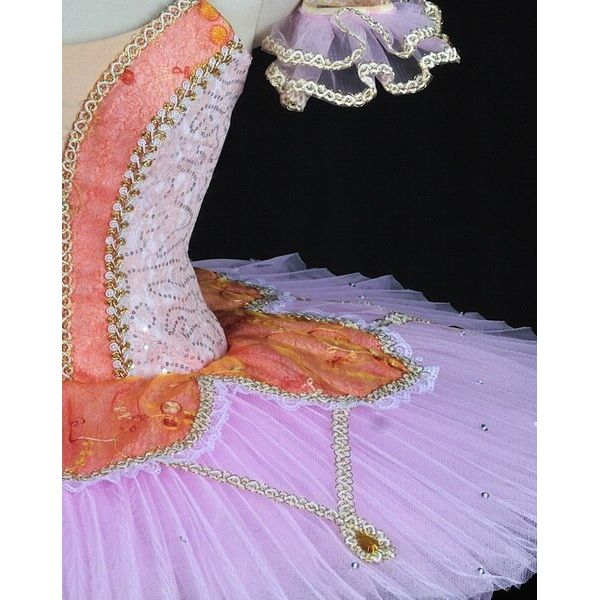 Peach and Pink Professional Pancake Tutu