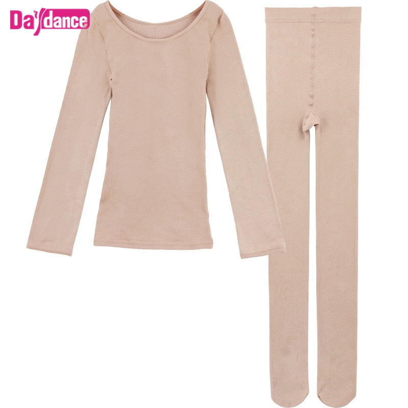 Warmup Nude Dance Pants Body Set