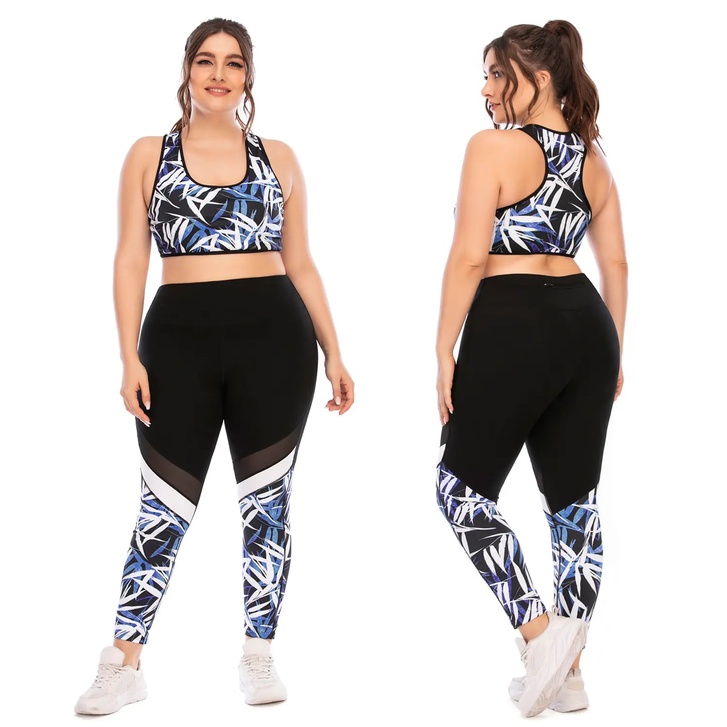 Tropical Island Plus Size Fitness Set
