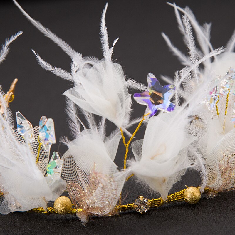 Winter Charm Acrylic Star Ballet Crown