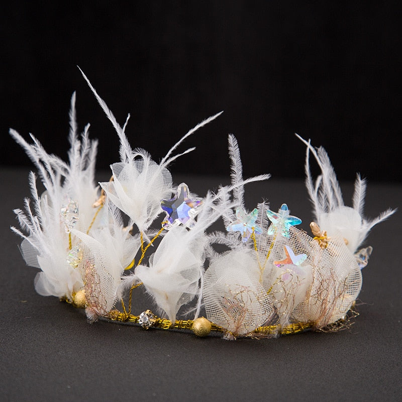 Winter Charm Acrylic Star Ballet Crown