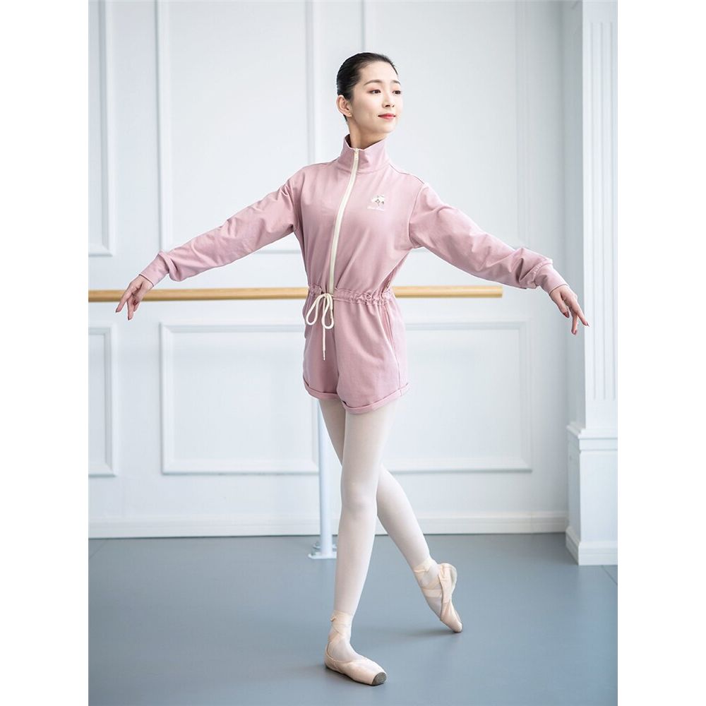 Ballerina  Long Sleeve Unitard Warm Up