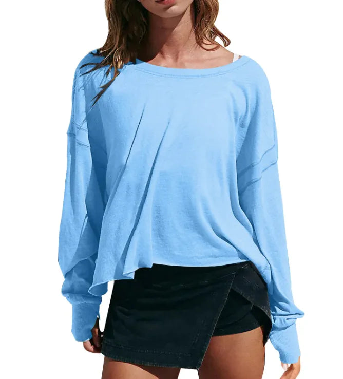 Women's Loose Long Sleeve Activewear Top