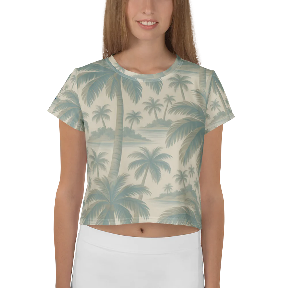 Bahama Nights Light Crop Tee