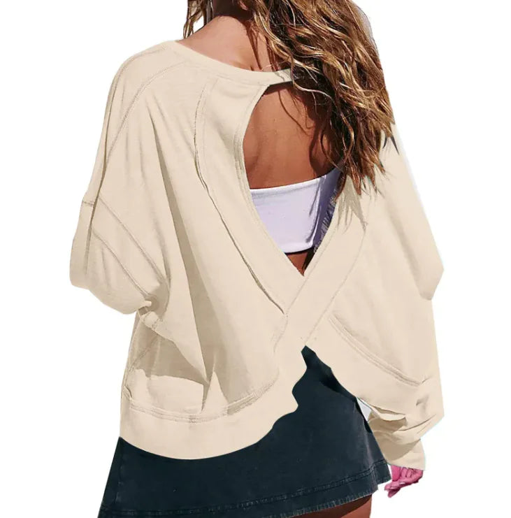 Women's Loose Long Sleeve Activewear Top