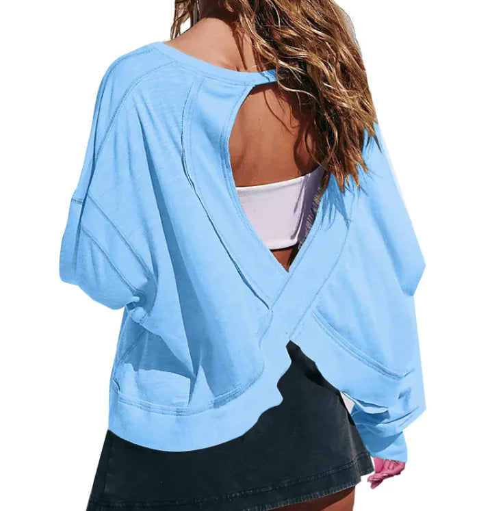 Women's Loose Long Sleeve Activewear Top