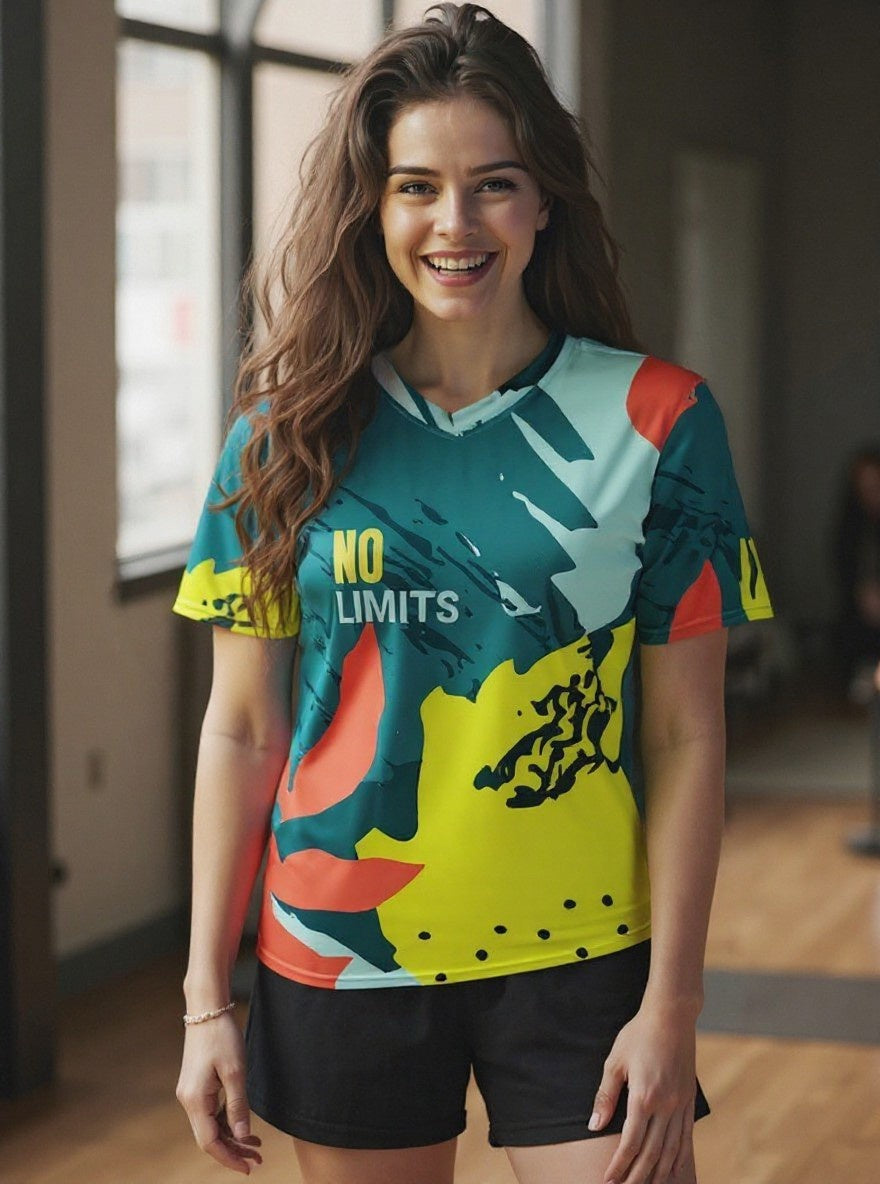 No Limits Recycled Unisex Sports Jersey