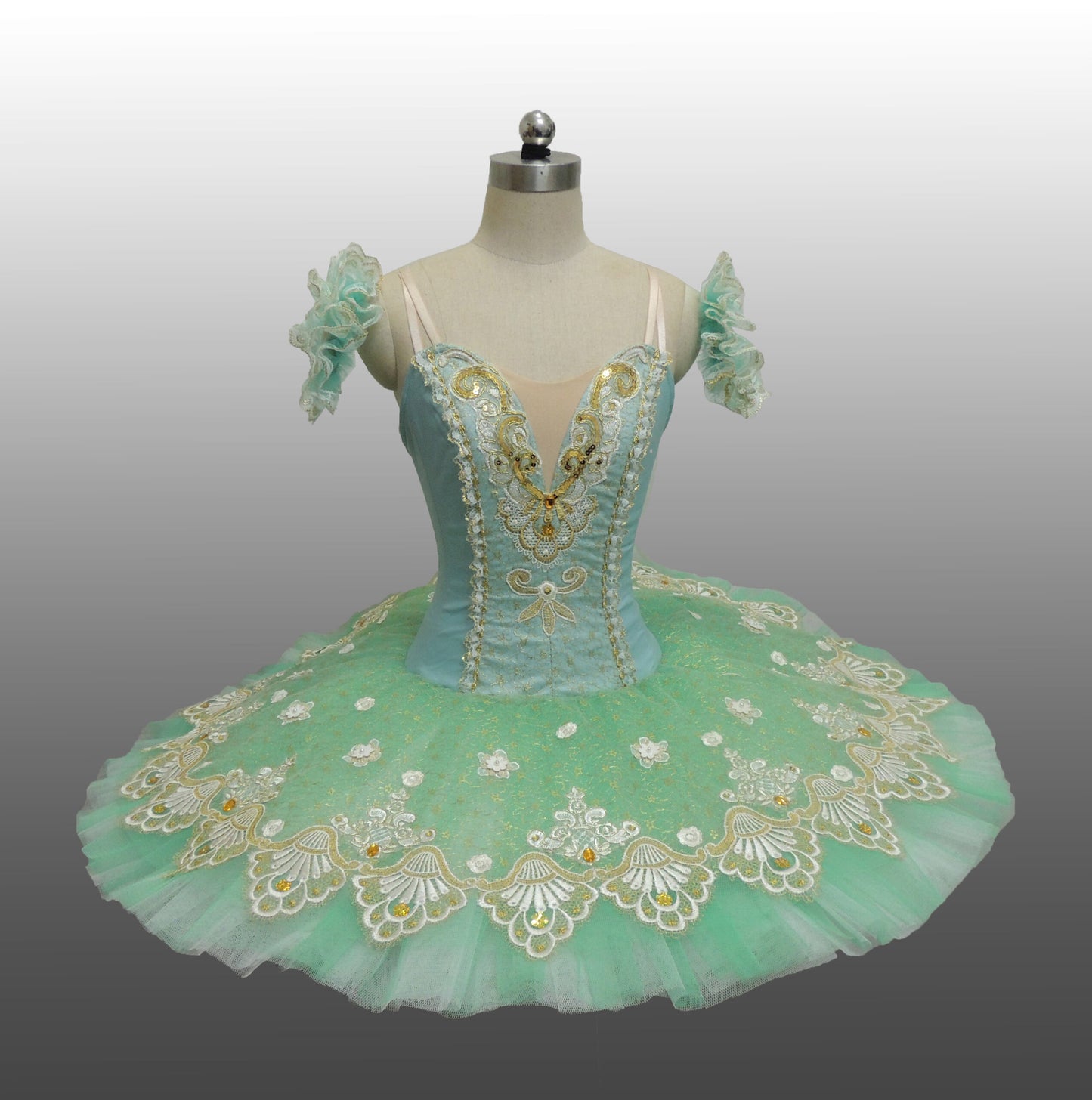 Green or Blue Princess Premium Pancake Tutu