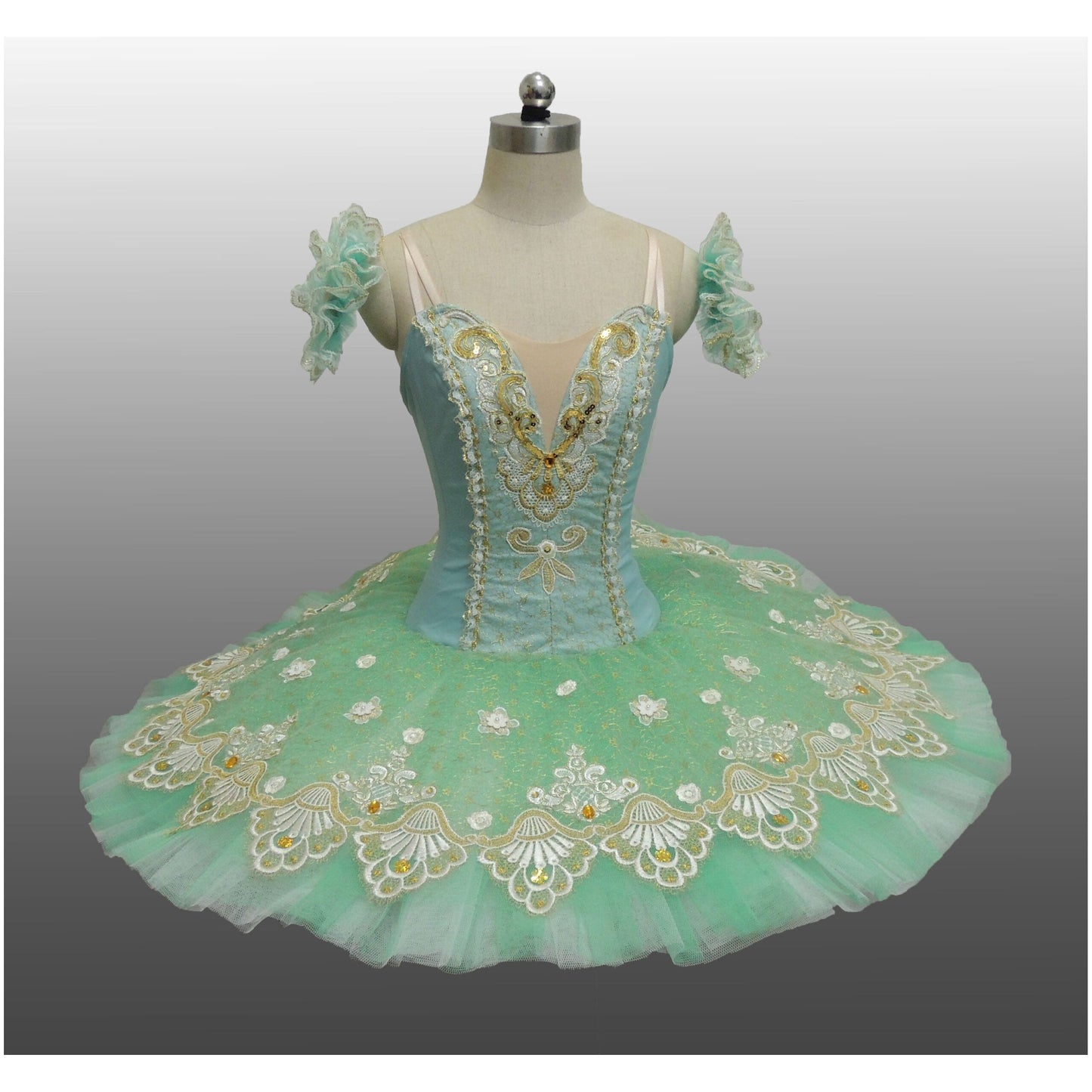 Green or Blue Princess Premium Pancake Tutu
