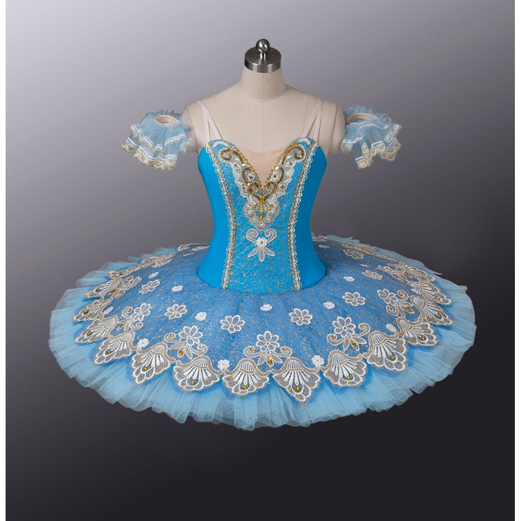 Green or Blue Princess Premium pancake Tutu Dress