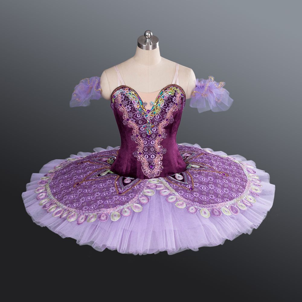 Premium Plum Professional Pancake Platter Dress