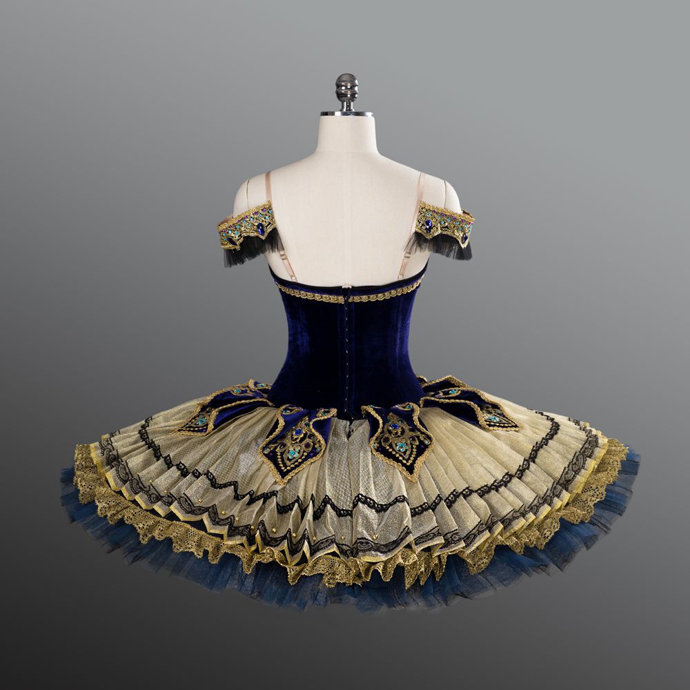 Imperial Dark Blue and Black Competition Tutu