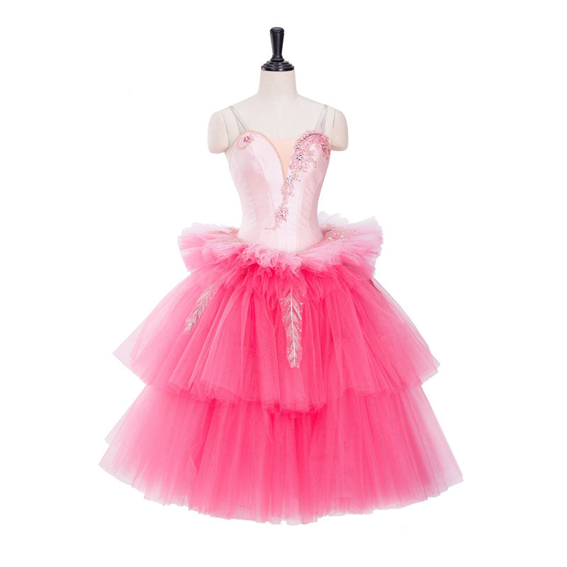 Professional Romantic Waltz of Flowers Pink Flower Tutu