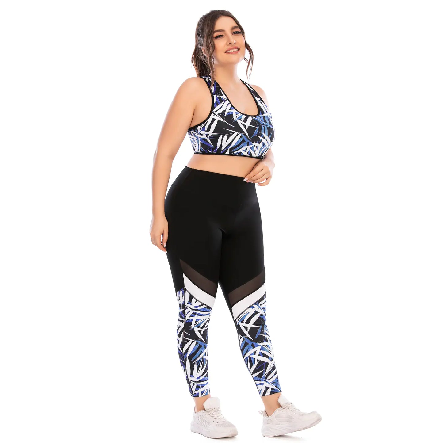 Tropical Island Plus Size Fitness Set