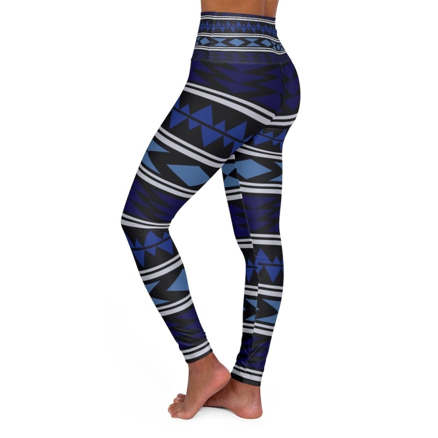Womens High-waist Fitness Ocean Legging Yoga Pants