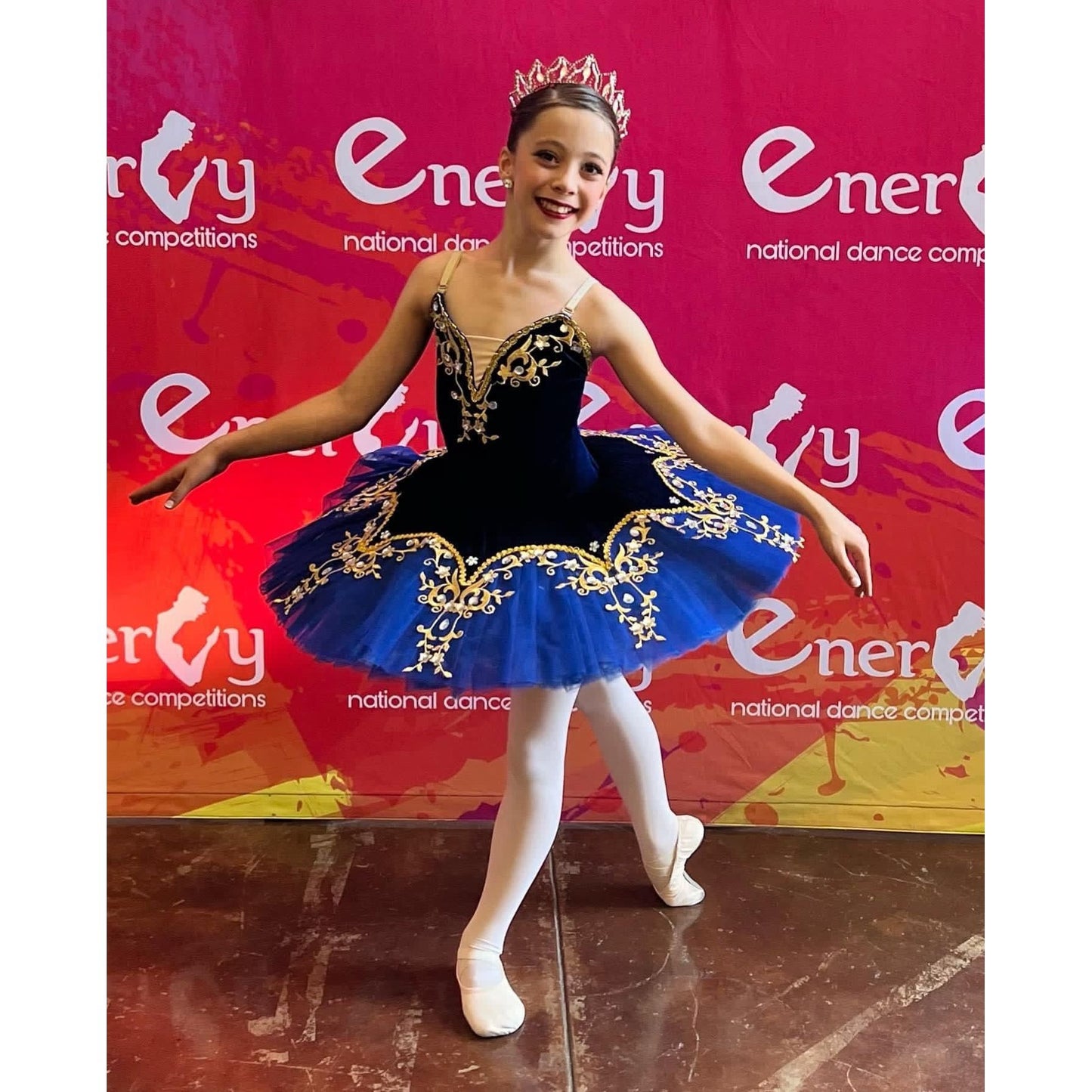 Royal Dark Blue Simple Pancake Tutu