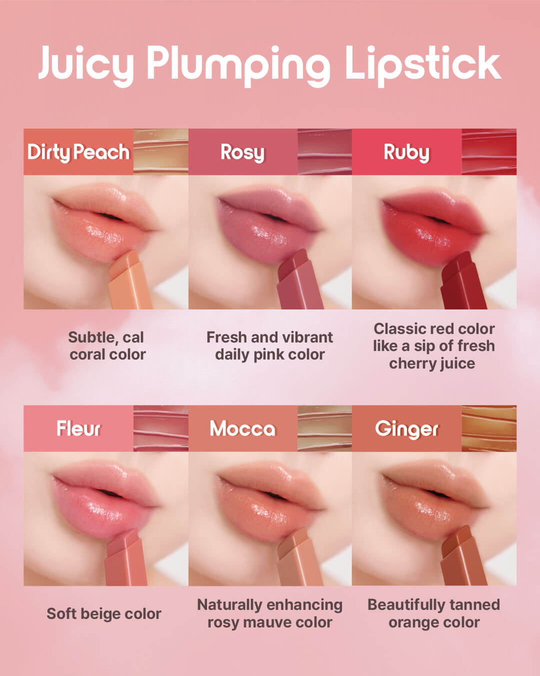 Vegan Again Juicy Plumping Lipstick Gloss Glow