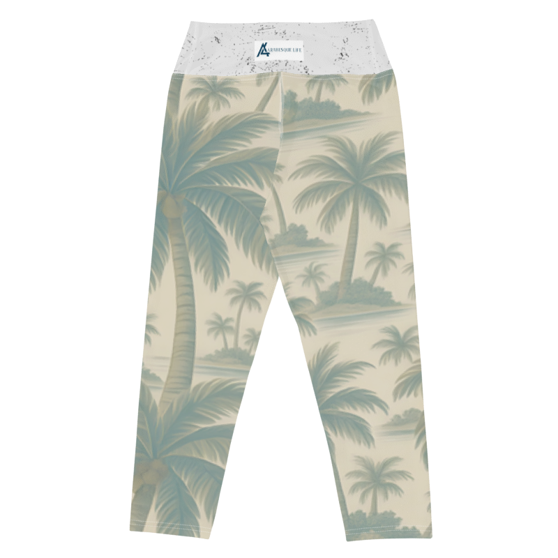 Bahama Nights Light Yoga Capri Leggings