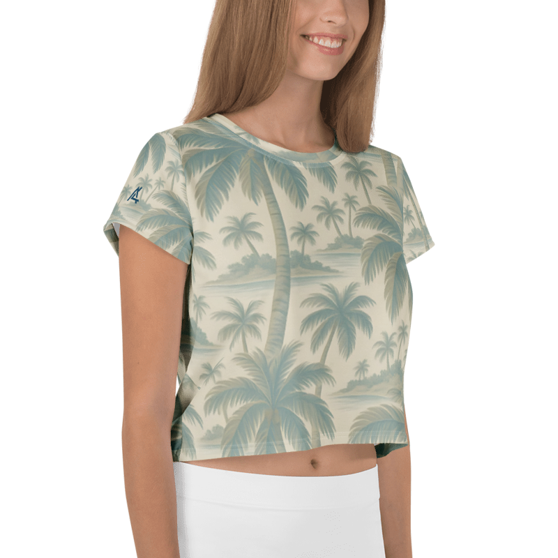 Bahama Nights Light Crop Tee