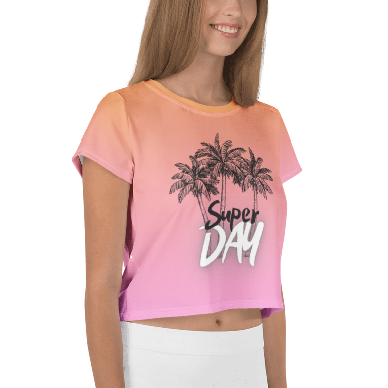 Bahama Nights Joyful Crop Tee