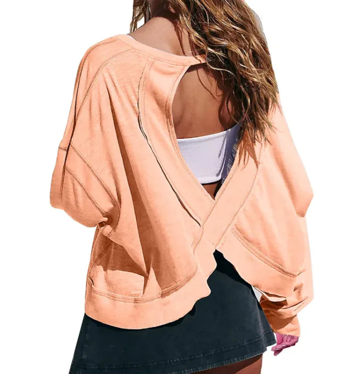 Women's Loose Long Sleeve Activewear Top