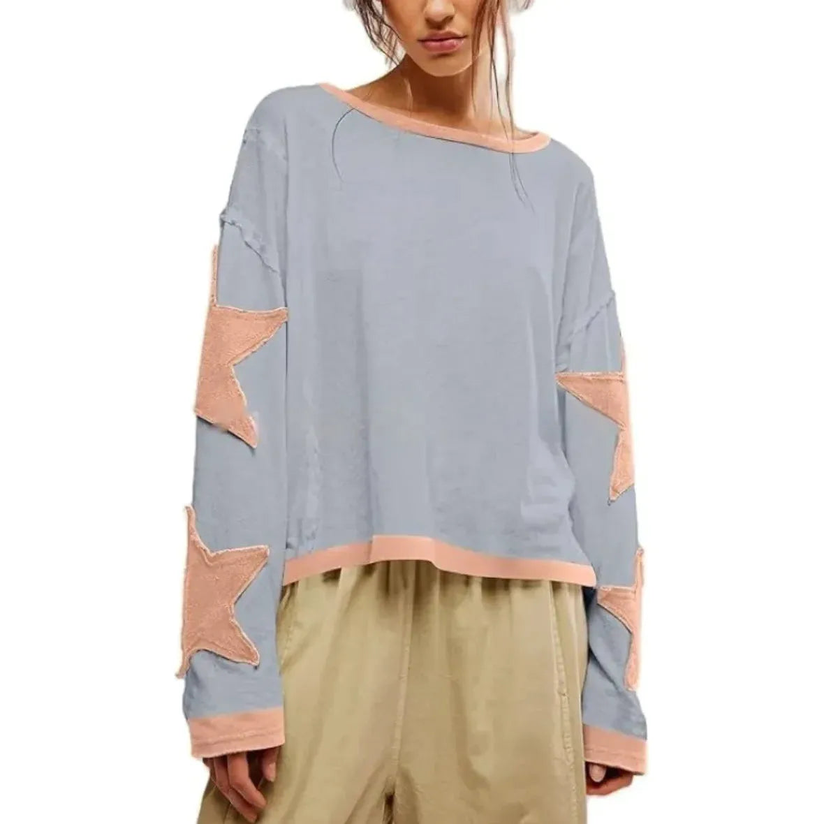 Cool Island Geometric Knit Pullover