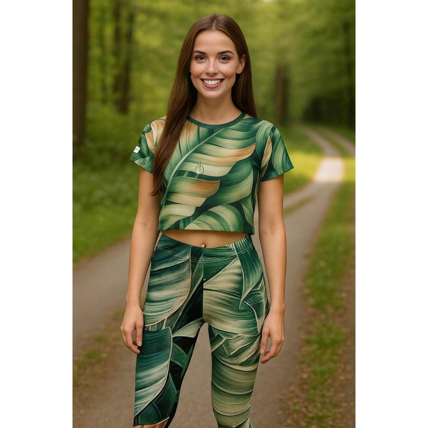 Bahama Nights Nature Capri Leggings
