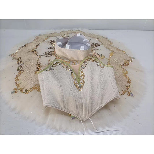 Golden Ballerina Queen Professional Tutu