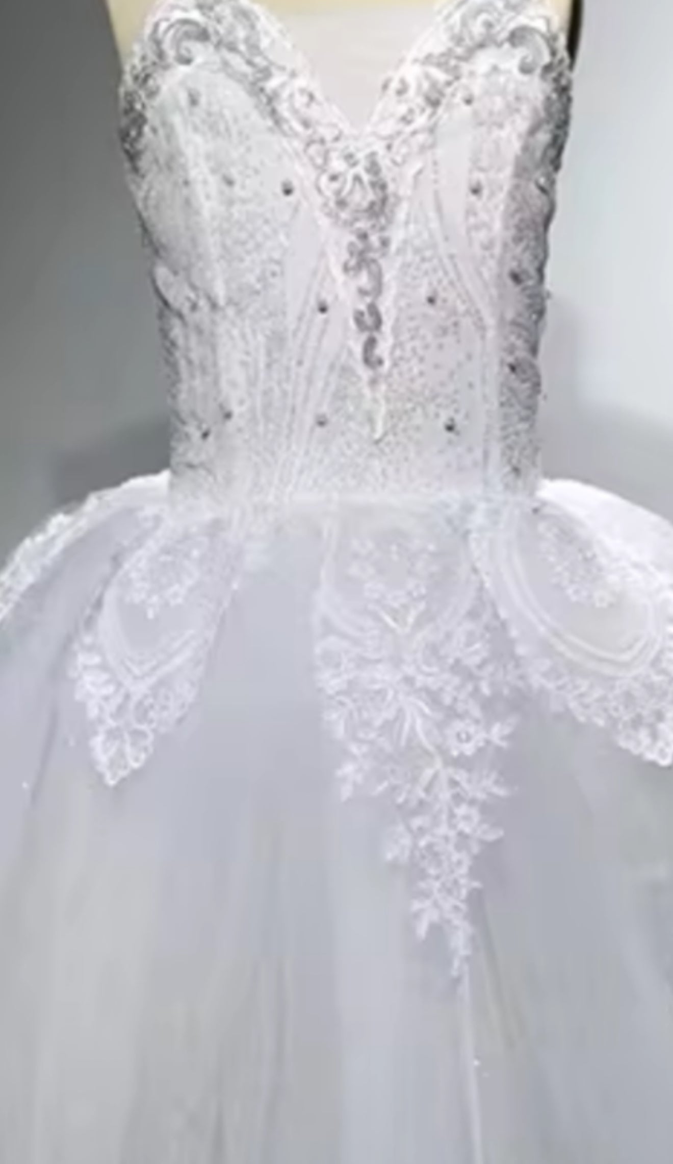 Simple Back or Zipper Snow Flakes Romantic Tutu - Choose Style