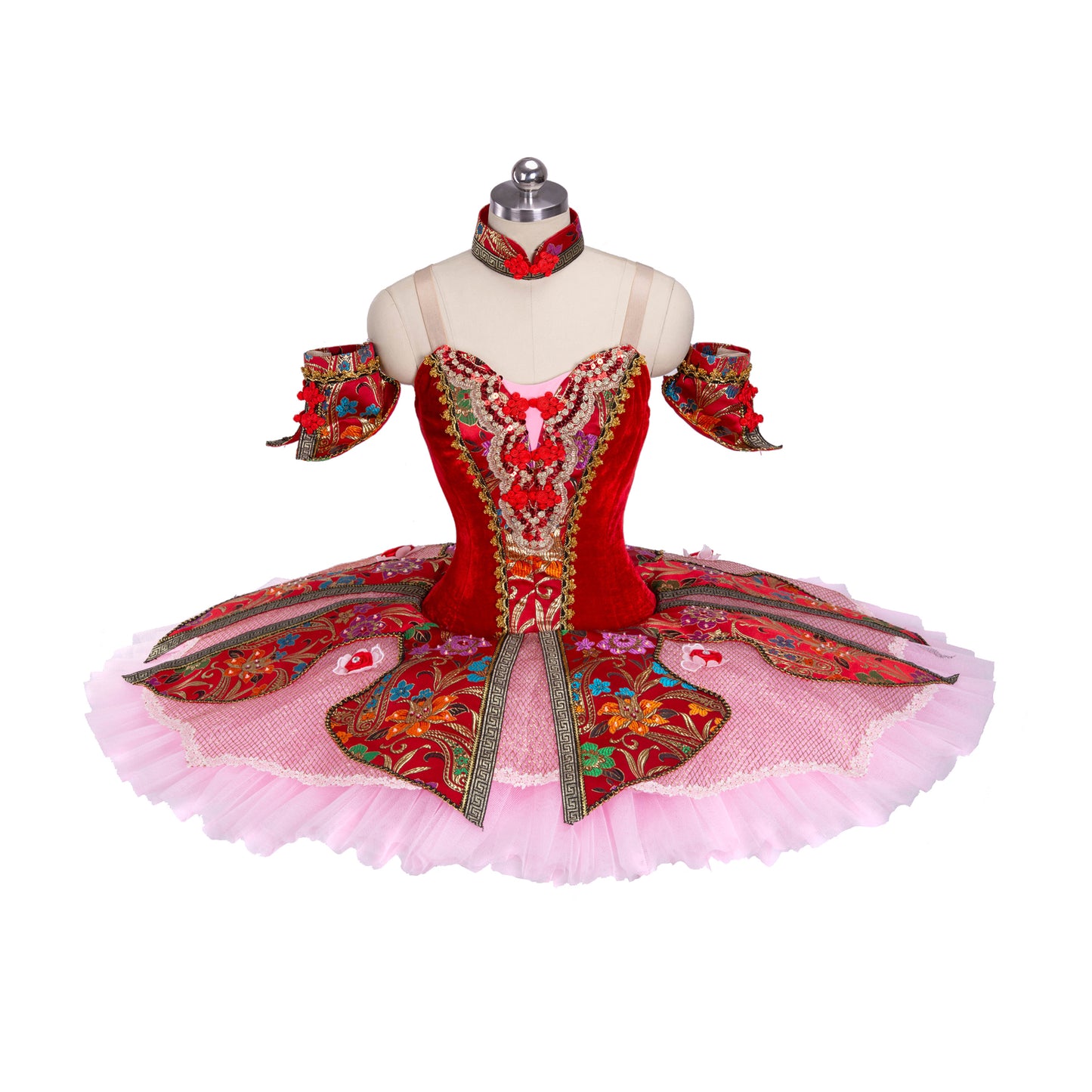 NEW Professional Colorful Chinese Doll Ballet Tutu
