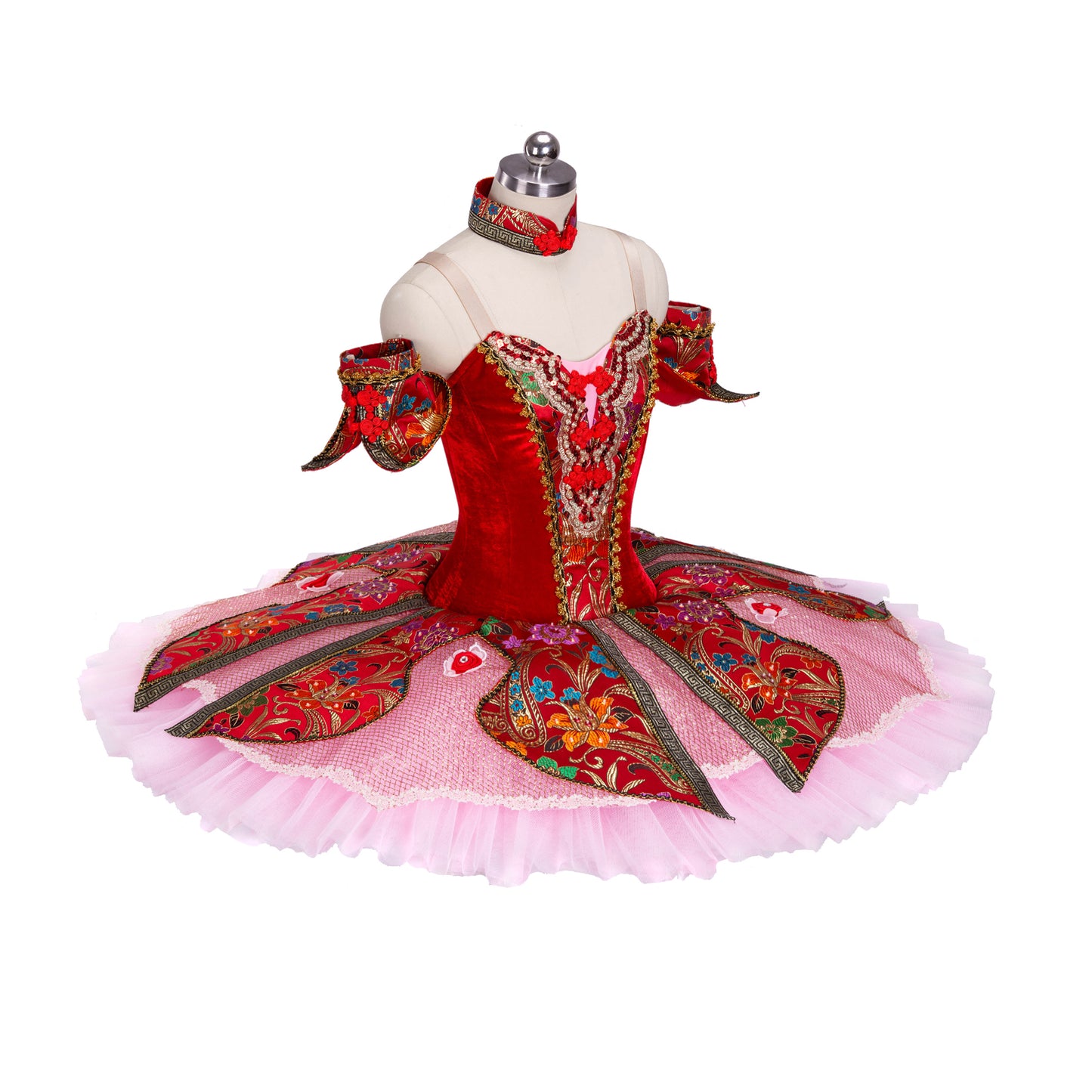 NEW Professional Colorful Chinese Doll Ballet Tutu