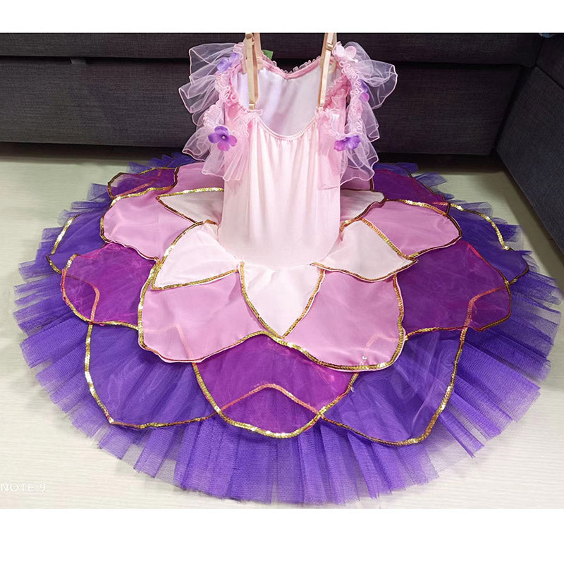 Simple Flower Queen Nutcracker Fairy Pancake Tutu