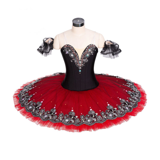 Red Madalena Competition Pancake Tutu
