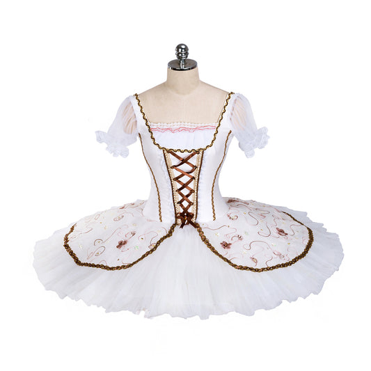 Golden Classical Peasant 2022 Pancake Tutu