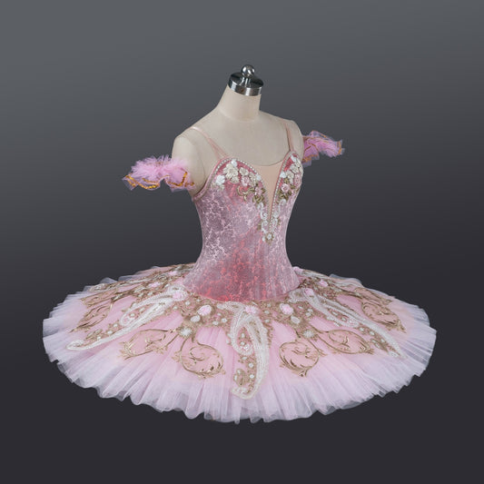Dew Drop Flower Queen Premium Pancake Tutu Dress