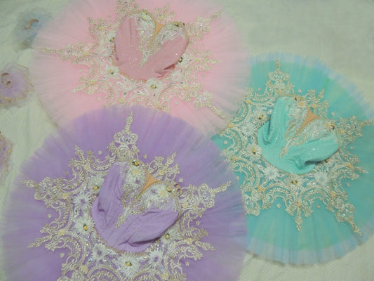 Classical Tutu with Flowers with Rushed Fee