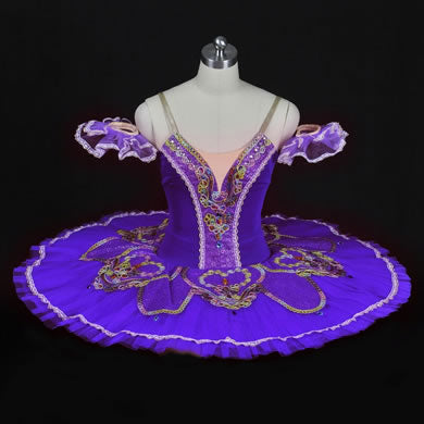 Basic Plum Pancake Tutu Dress