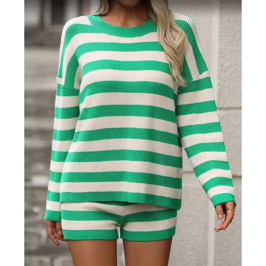 Bahama Striped long sleeve 2 piece set