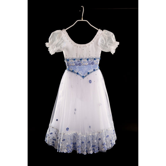 Romantic Peasant Ocean Blue Professional Ballet Tutu Dress